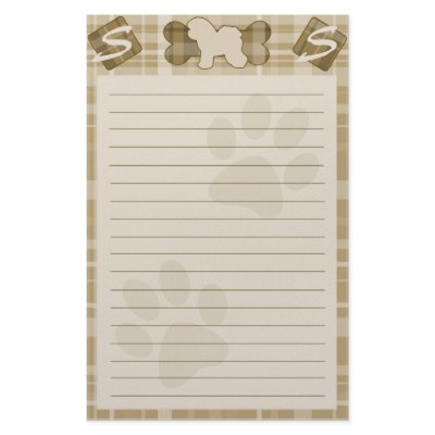 Bichon Frise Dog Breed Stationery by MenagerieMayhem