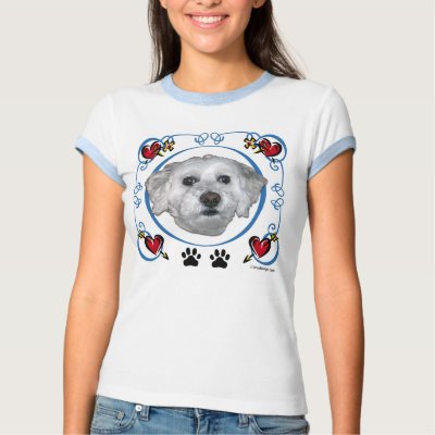Bichon Frise Dog Tee Shirt by ironydesign