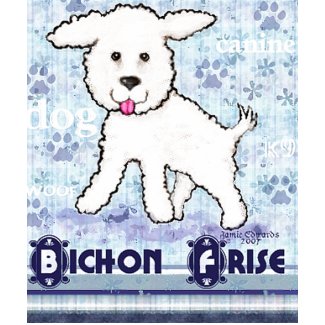 Bichon Frise Dog Woman's Long Sleeve T-Shirt