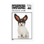Bichon Frise Doggy With Bunny Hat Stamp