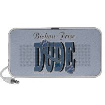 Bichon Frise DUDE Travelling Speaker