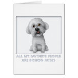 Bichon Frise Favorite Cards