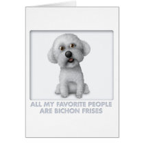 Bichon Frise Favorite Cards