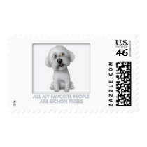 Bichon Frise Favorite Stamp