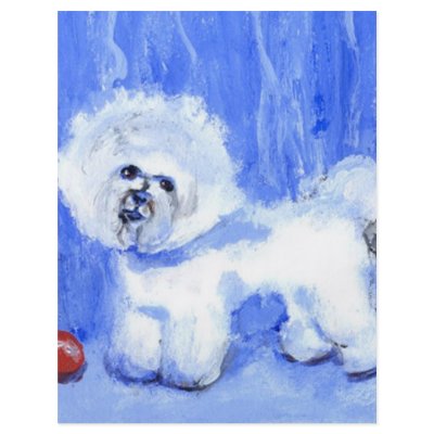 Bichon Frise Flyer by zadajeanne