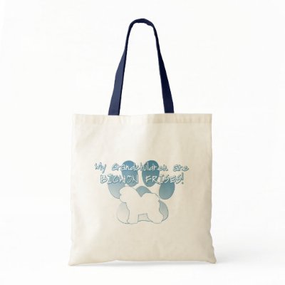 Bichon Frise Grandchildren Bags by MenagerieMayhem