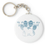 Bichon Frise Grandchildren Keychain