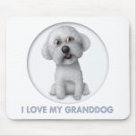 Bichon Frise Granddog Mouse Pad