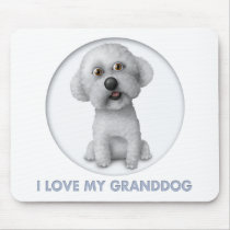 Bichon Frise Granddog Mouse Pad