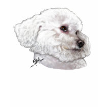 Bichon Frise in Deep Thought t-shirts