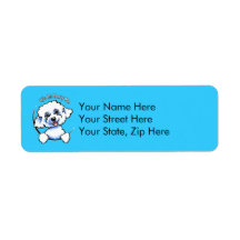 Bichon Frise Its All About Me Return Address Labels