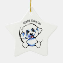 Bichon Frise Its All About Me Ornament