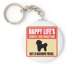 Bichon Frise Keychain