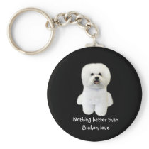 Bichon  Frise Keychain