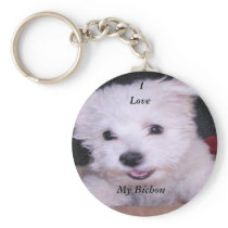 Bichon Frise Keychain