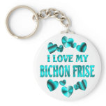 BICHON FRISE Love Keychain