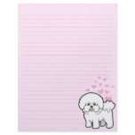 Bichon Frise Love Personalized Letterhead