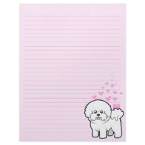 Bichon Frise Love Personalized Letterhead