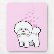 Bichon Frise Love Mousepad