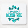 BICHON FRISE Love Mouse Mat