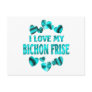 BICHON FRISE Love Postcard