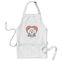 Bichon Frise Lover aprons