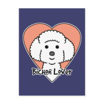 Bichon Frise Lover postcards