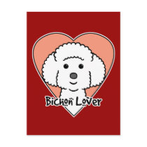 Bichon Frise Lover postcards