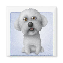 Bichon Frise Fridge Magnet