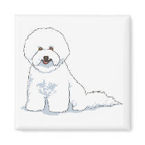 Bichon Frise Refrigerator Magnets