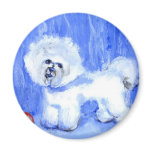Bichon Frise Refrigerator Magnets