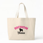 Bichon Frise Mama Canvas Bag