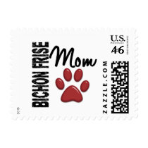 Bichon Frise Mom 2 Stamp