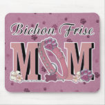 Bichon Frise MOM Mousepads