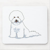 Bichon Frise Mouse Pads