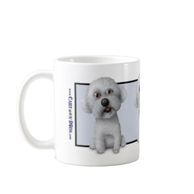 Bichon Frise Mug by cartoondogs
