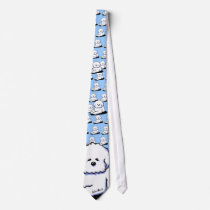 Bichon Frise Neck Tie