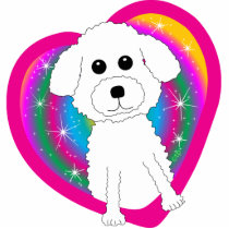 Bichon Frise photo sculptures