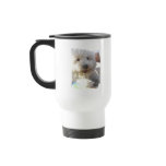Bichon Frise Plastic Travel Mug