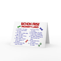 BICHON FRISE Property Laws 2 Cards