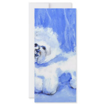 Bichon Frise Custom Rack Cards