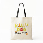 Bichon Frise Rally Dog Tote Bag