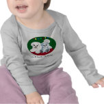 Bichon Frise & Teddy Christmas t-shirt, Bichon Frise & Teddy Christmas t-shirt,