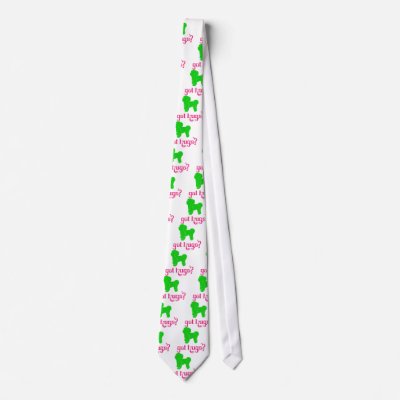 Bichon Frise Neck Tie by DogSpeed