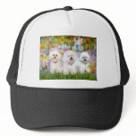 Bichon Frise Trio - Garden (VG) Trucker Hat