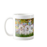 Bichon Frise Trio - Garden (VG) Mugs