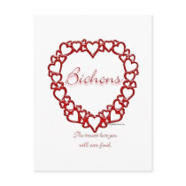Bichon Frise True Love Post Card