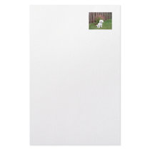 Bichon Frise with Flowers Stationery