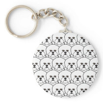 Bichon Frises Key Chain