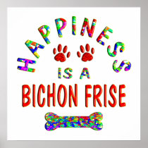 Bichon Happiness Posters